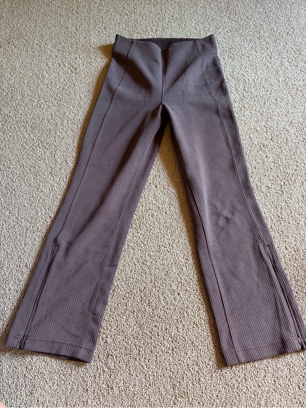 lululemon athletica Ribbed Boot-Cut Pants in Brown
